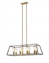 Trans Globe 10468 ROB - 8LT PENDANT-EDISON BULB FRAME-
